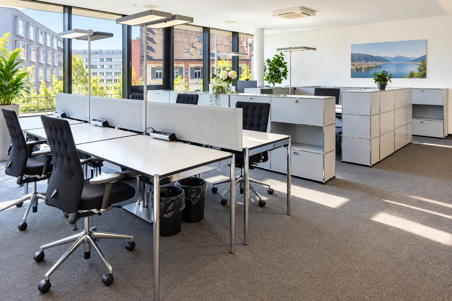 Open Space mit Co-Working-Arbeitsplätzen