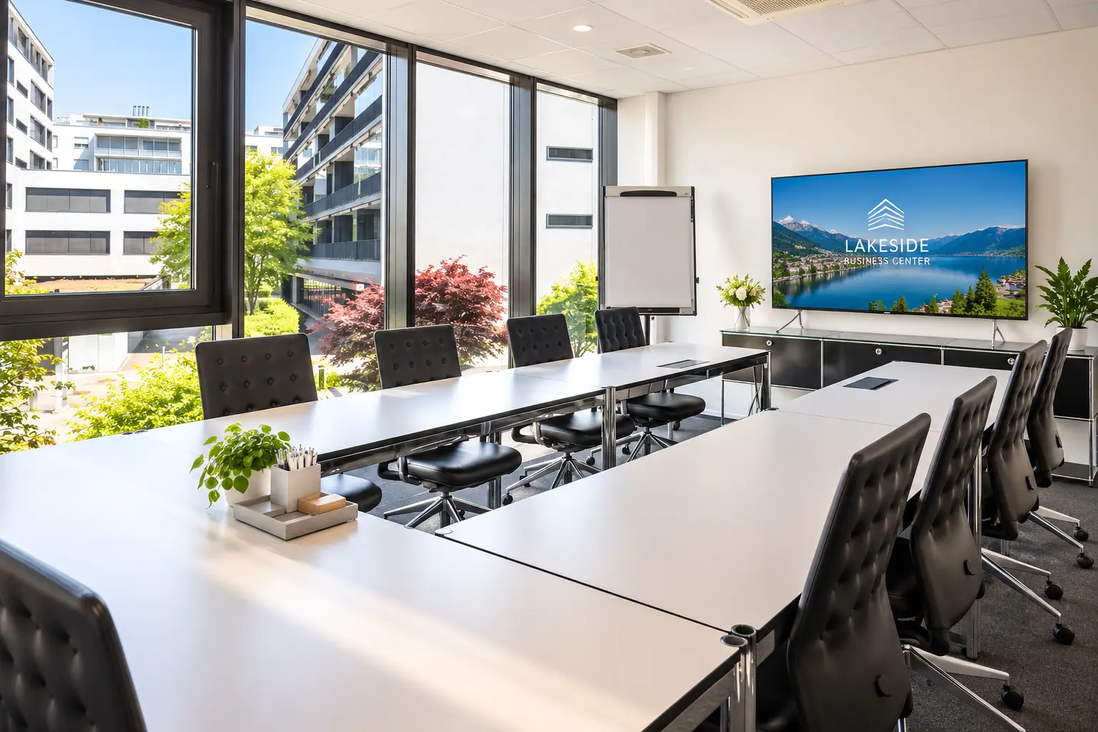 Sitzungszimmer Laax mit Konferenztisch