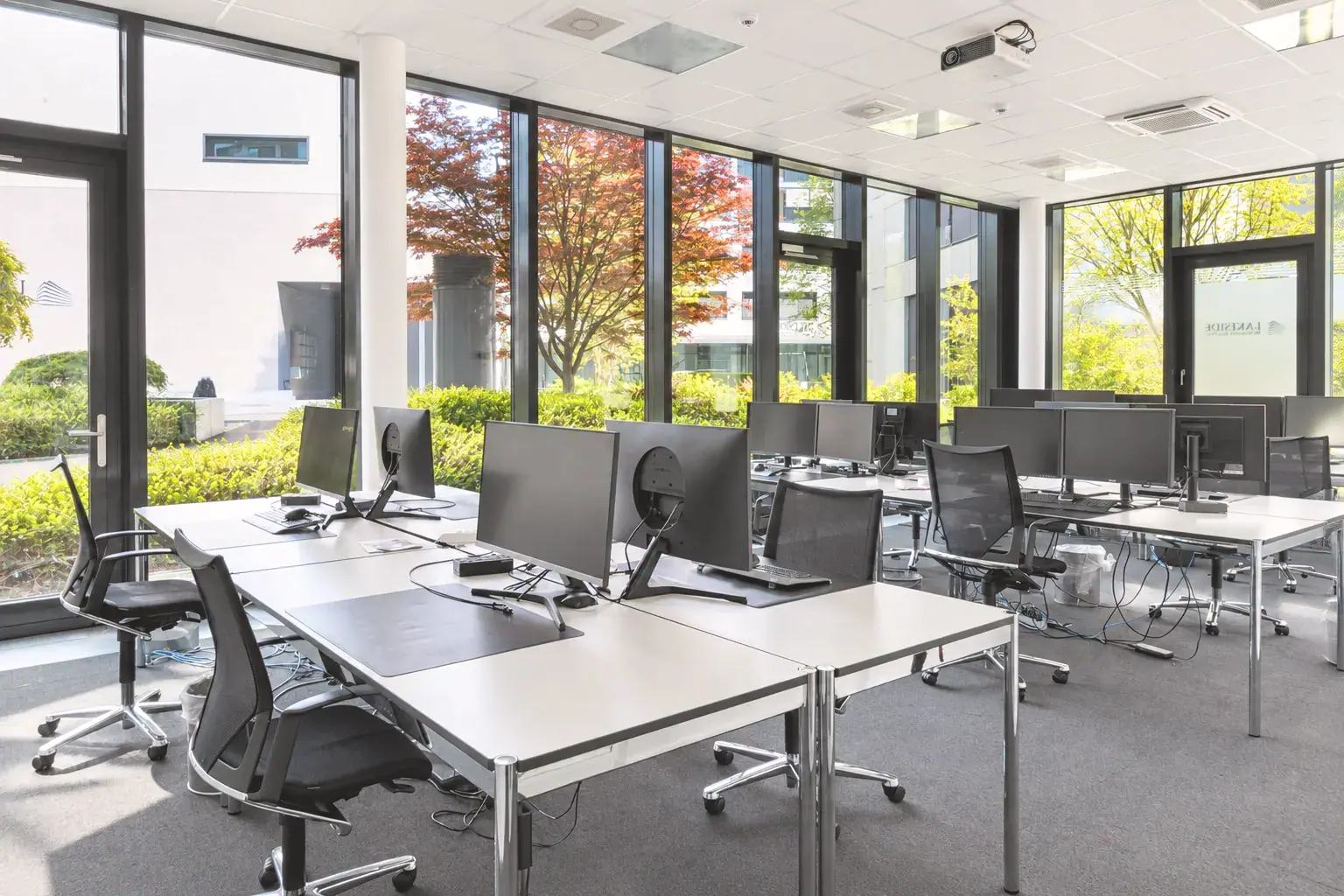 Business Suite Garden mit Blick in den Garten